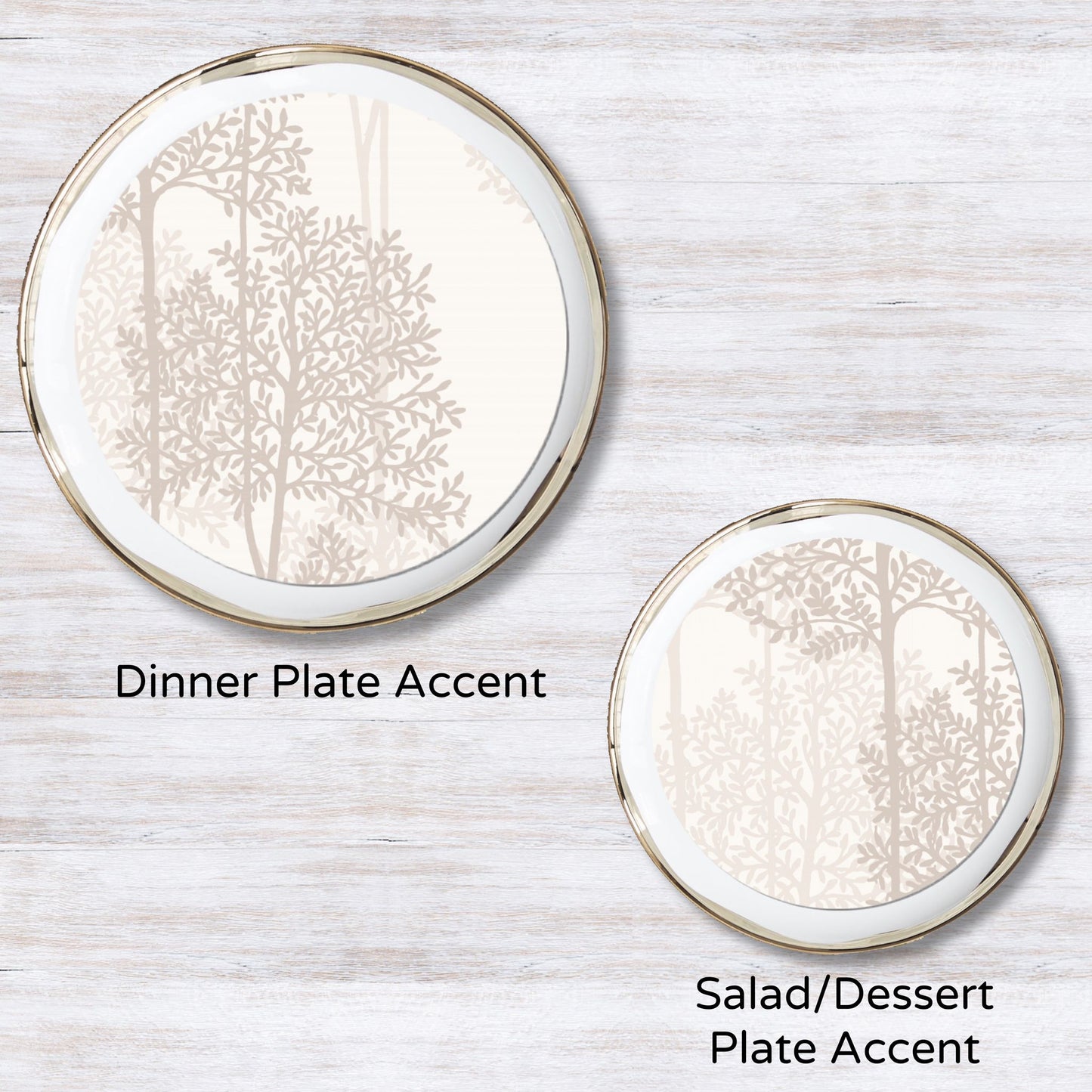 River Birch Plate Accent