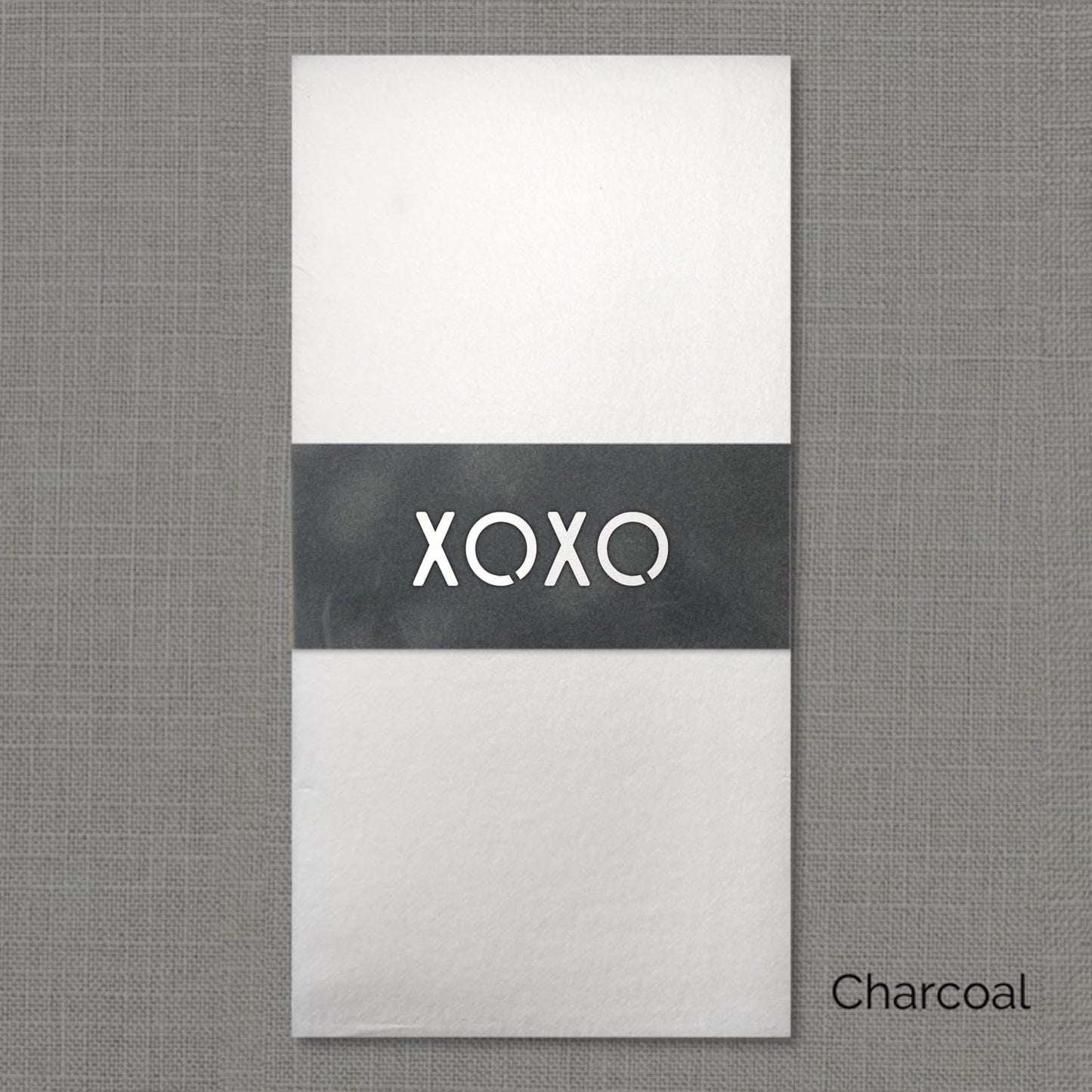 XOXO Velvet Napkin Wrap