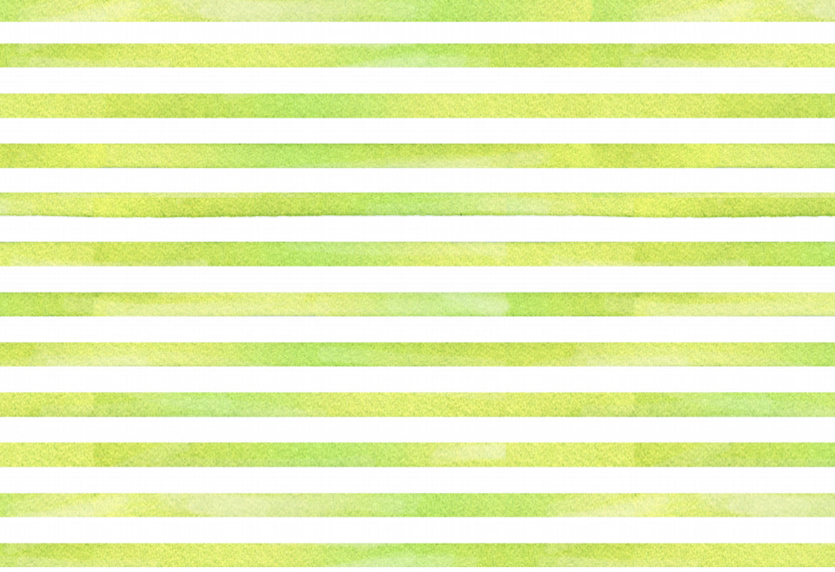 Watercolor Stripe Green - Placemat