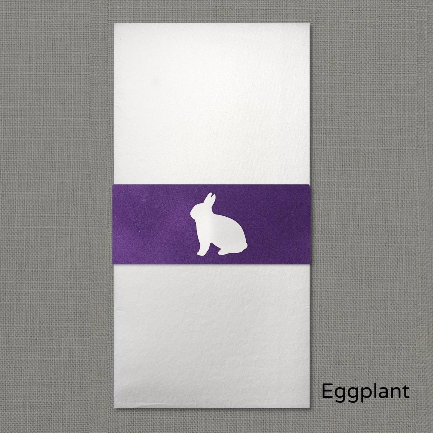 Bunny Velvet Napkin Wrap