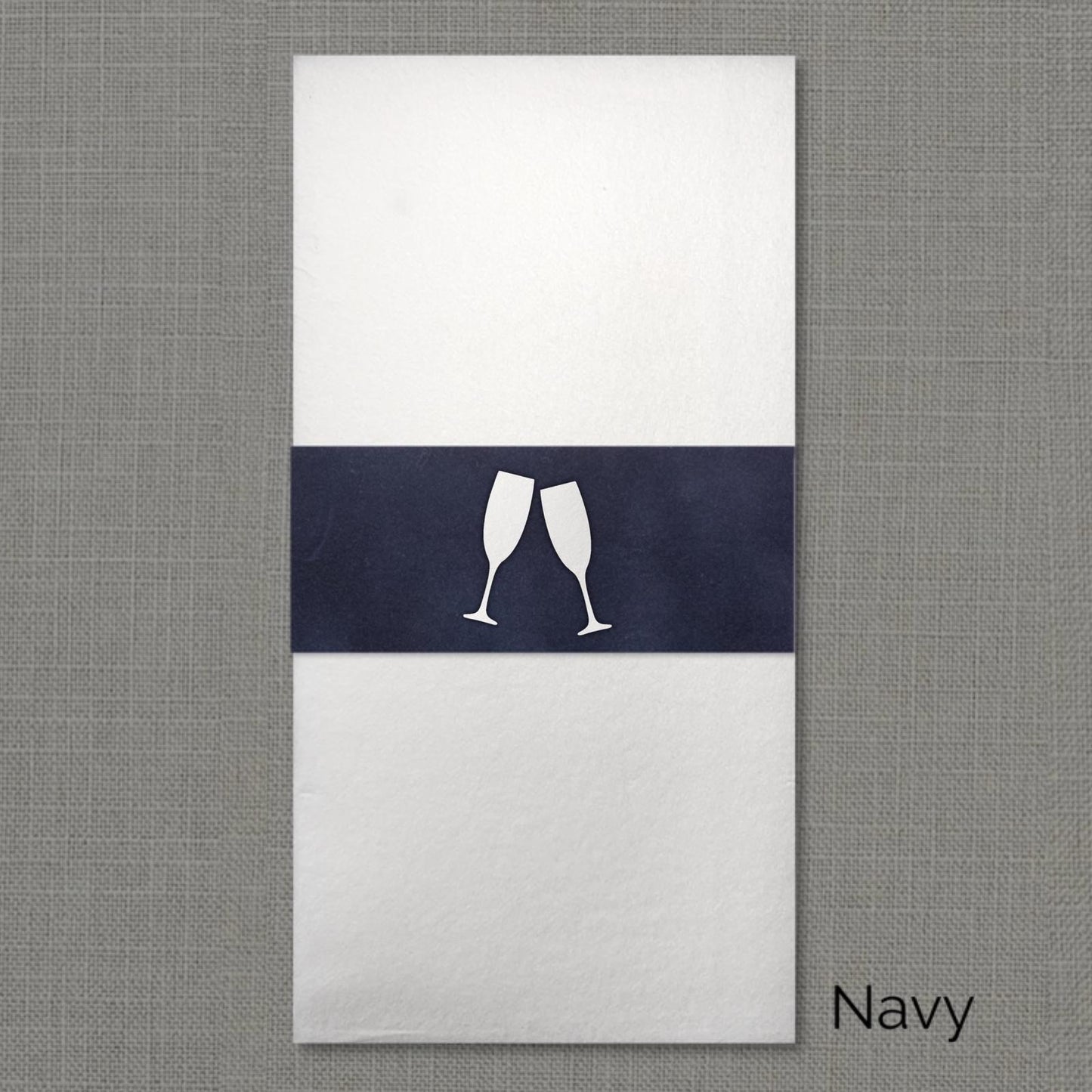 Champagne Glasses Napkin Wrap