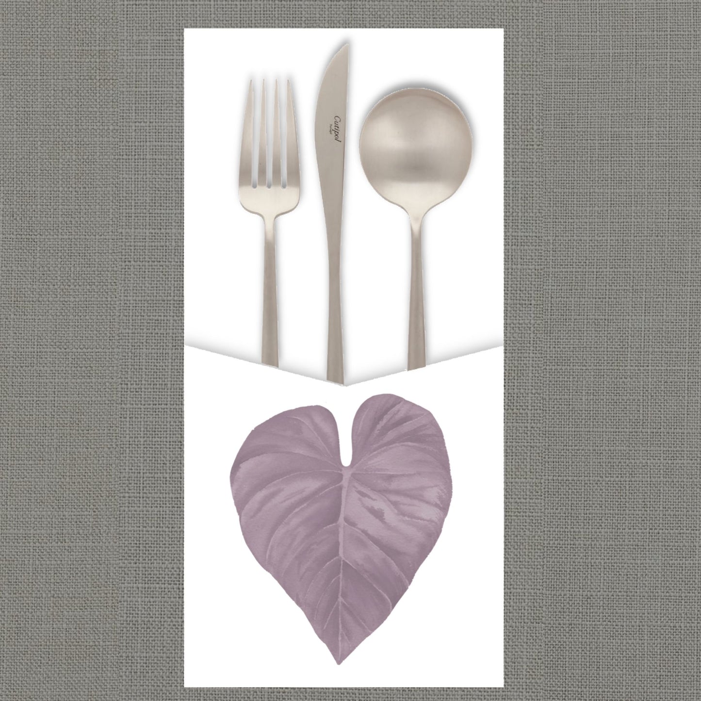 Love Leaf Lavender Cutlery Pouch