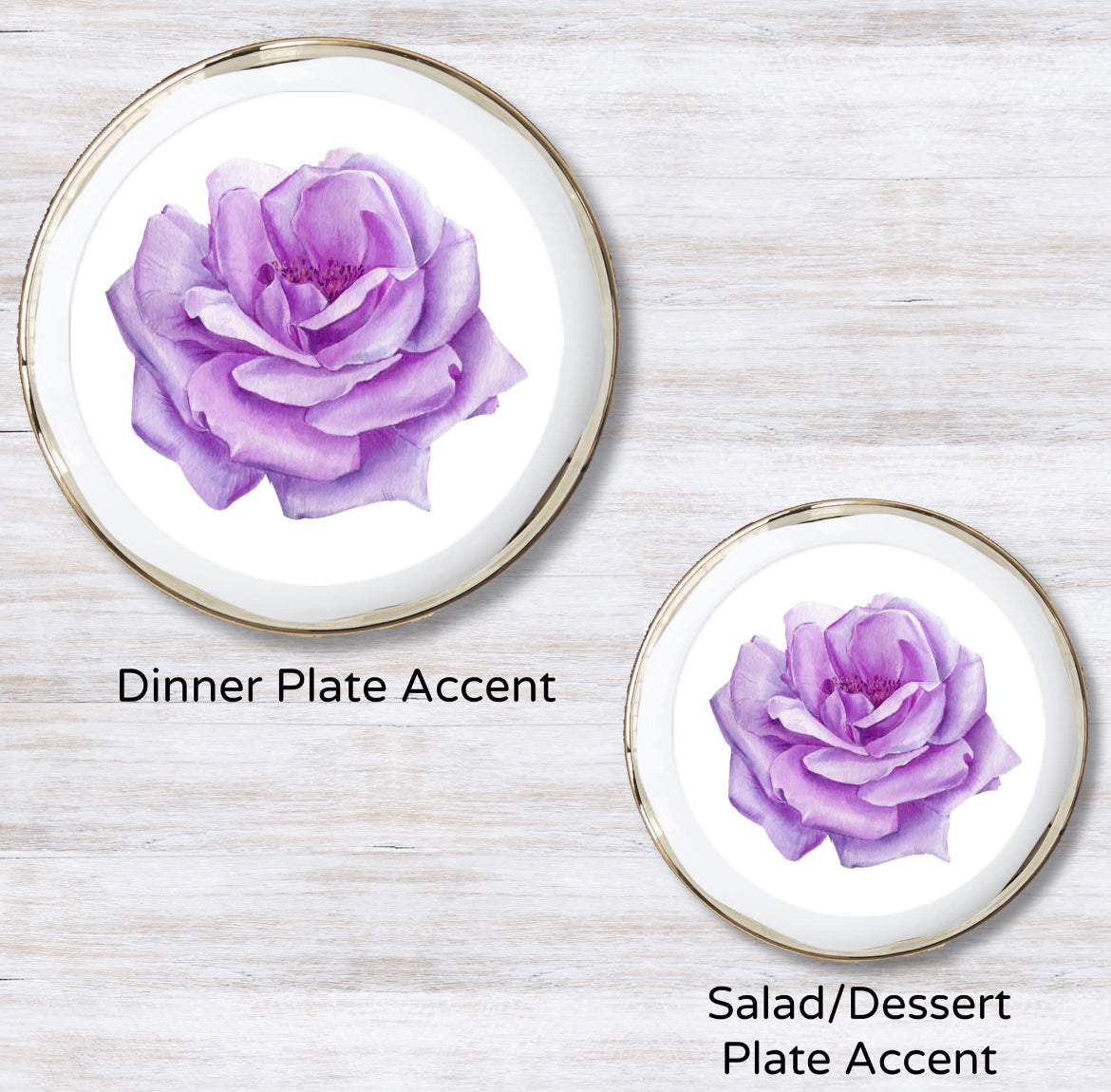 Camellia Plate Accent