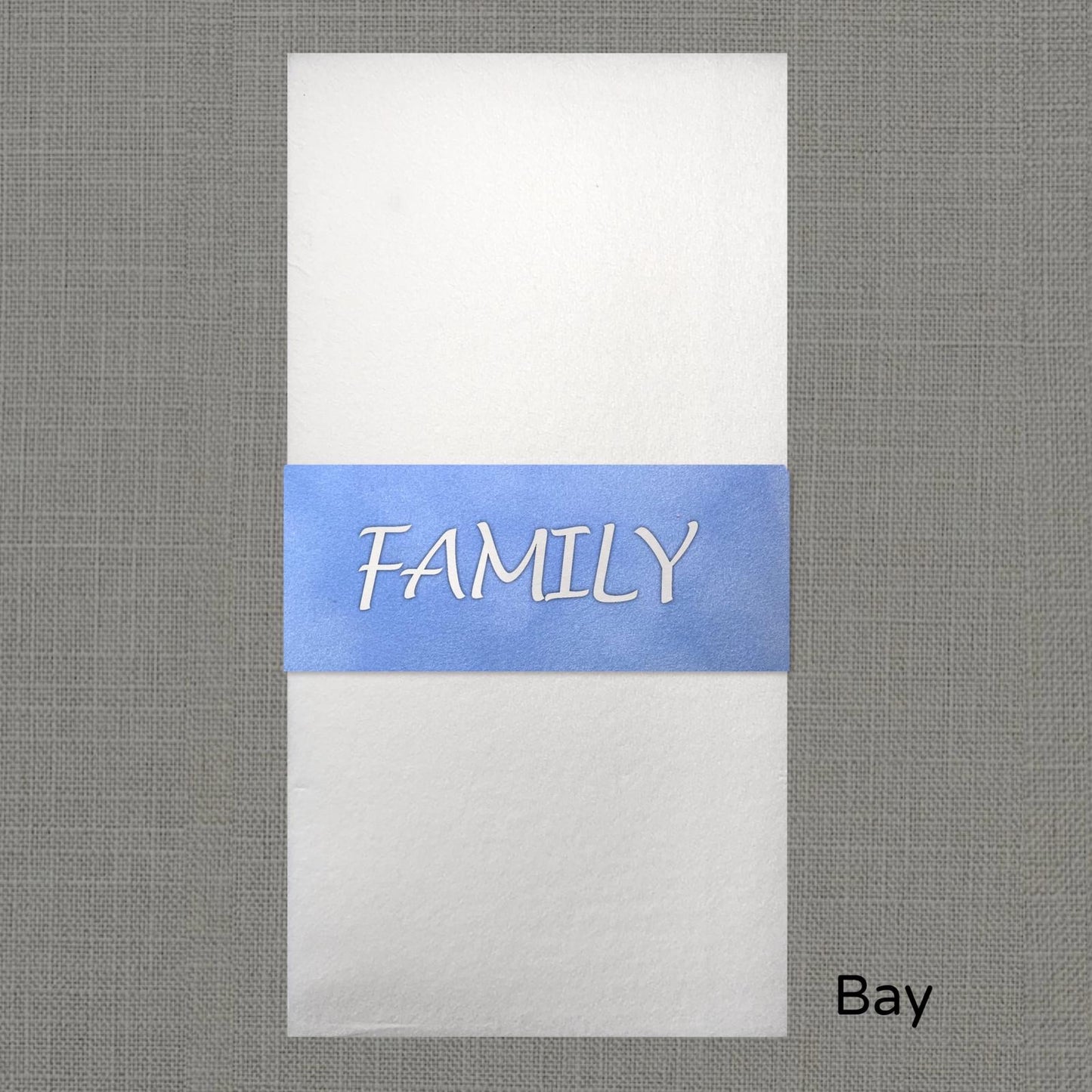 Family Velvet Napkin Wrap