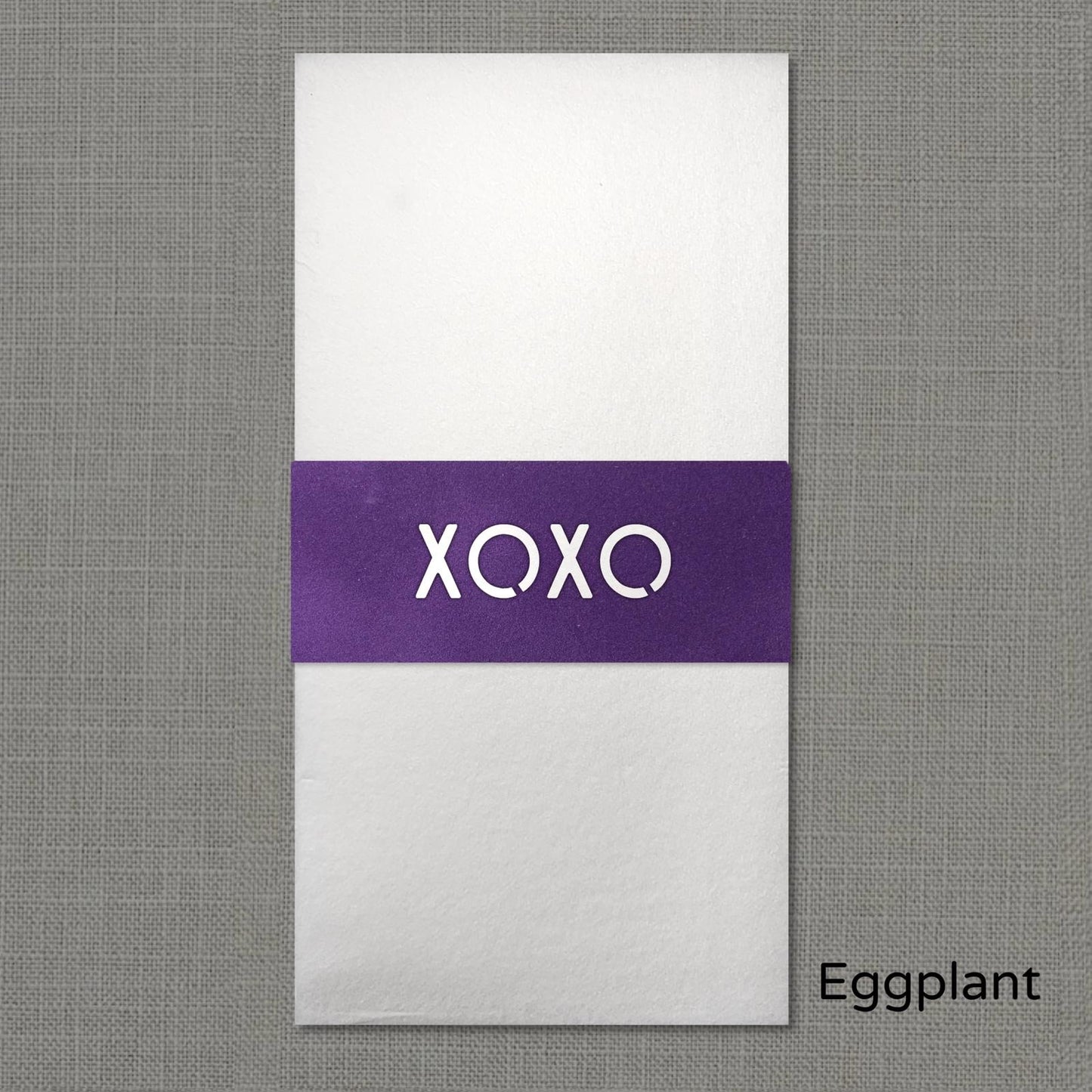 XOXO Velvet Napkin Wrap