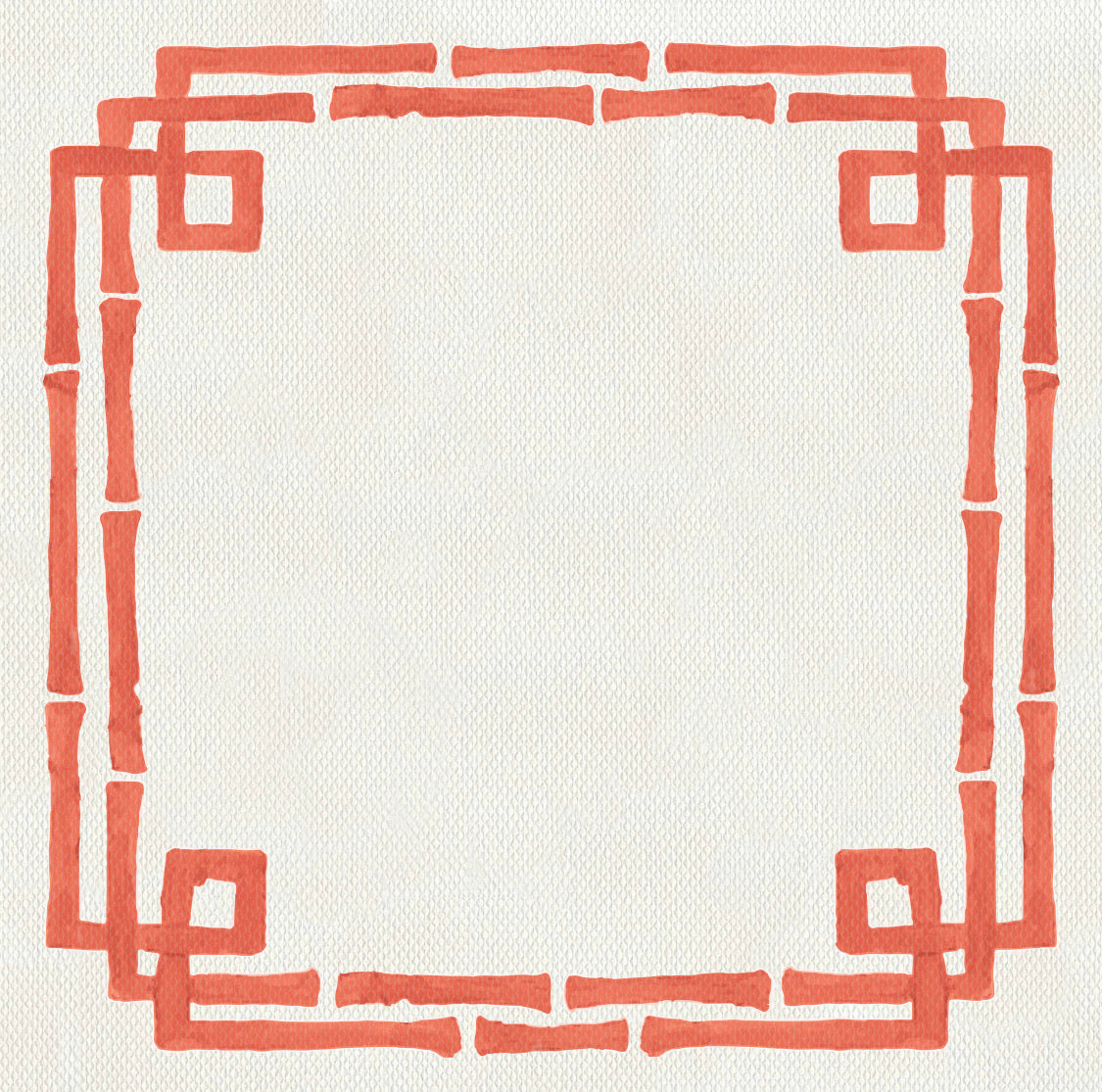 Bamboo Melon Charger - (SQUARE)