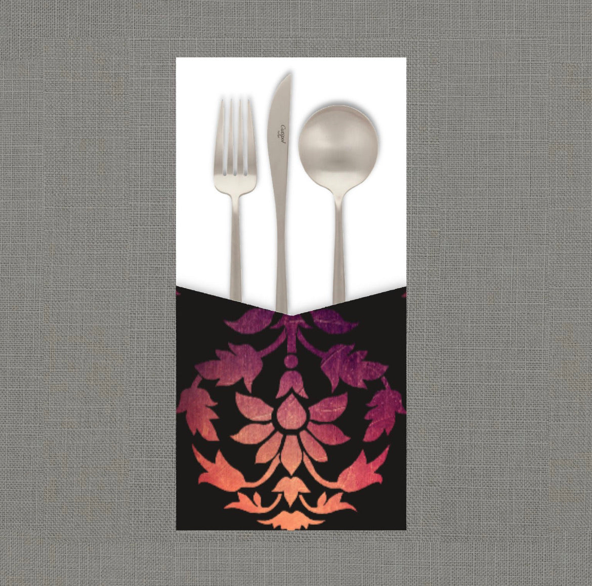 Fall Brocade Cutlery Pouch