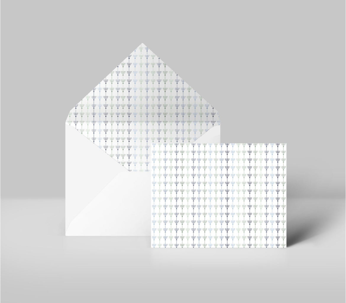 Menorah - Greeting Cards