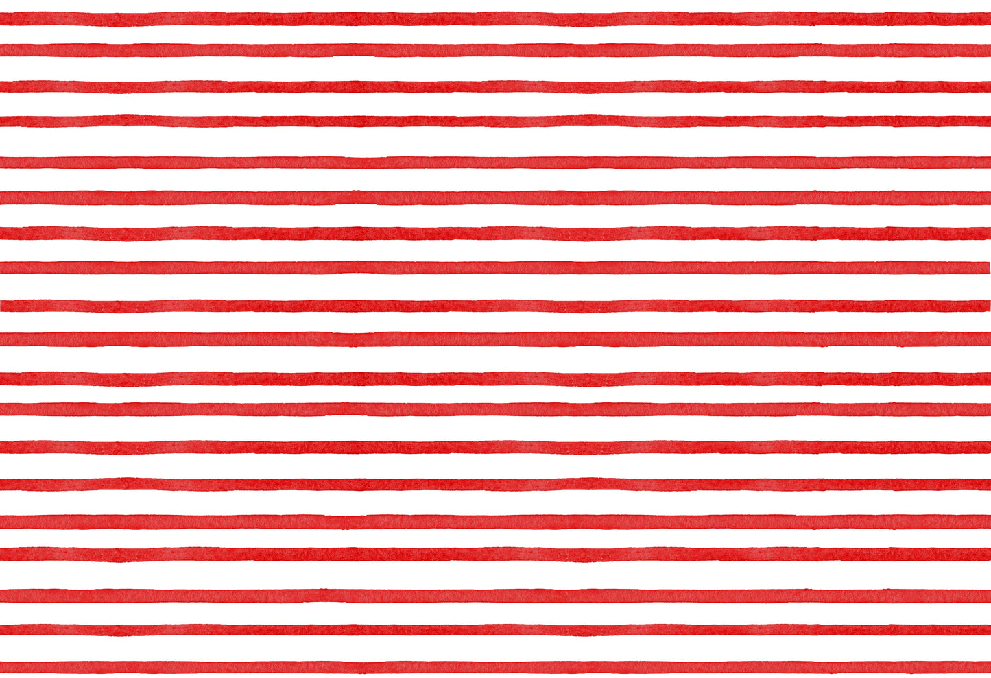 Red Painted Stripe - Placemat