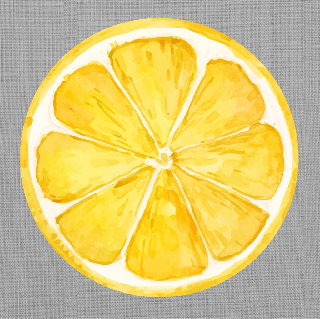 Lemon Slice Round Die Cut