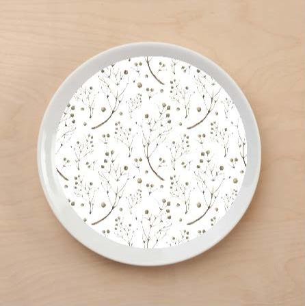 Dried Branches Plate Accent