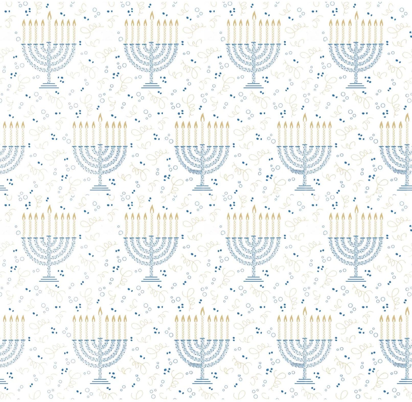 Menorah Confetti - Charger