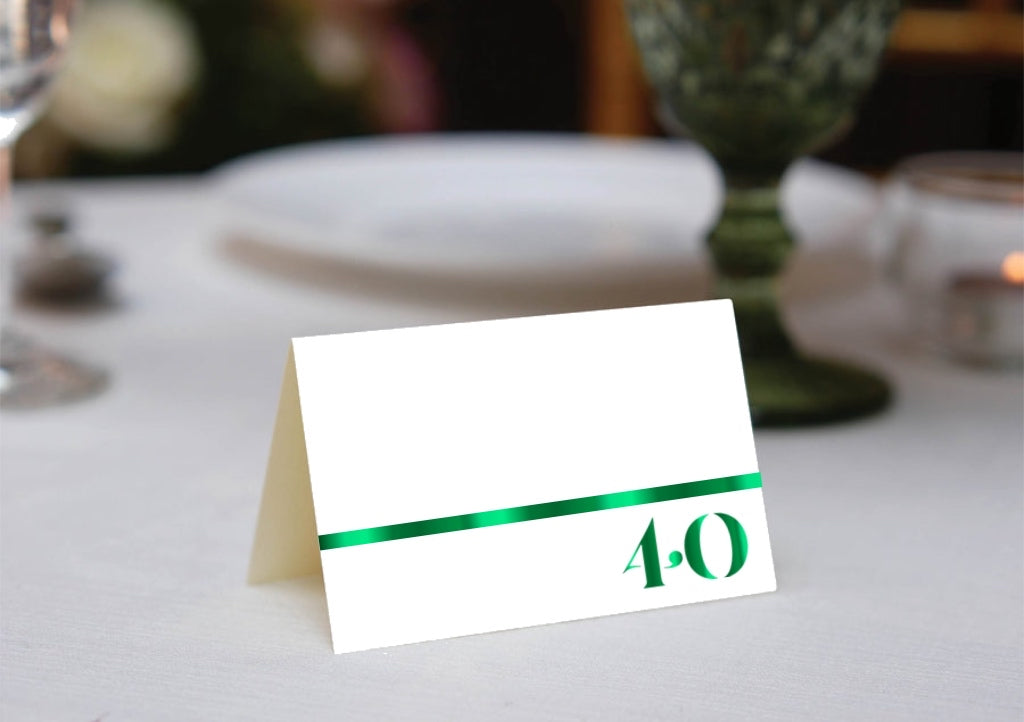 Foil Celebrate! 40 - Place Cards