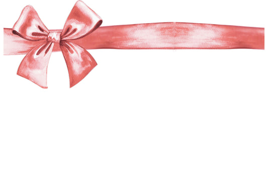 Red Gift Bow - Placemat