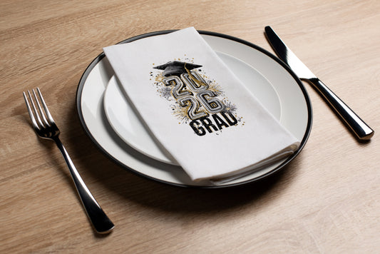 2026 Grad Sparkles - Printed Guest Towel
