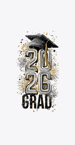 2026 Grad Sparkles - Printed Guest Towel