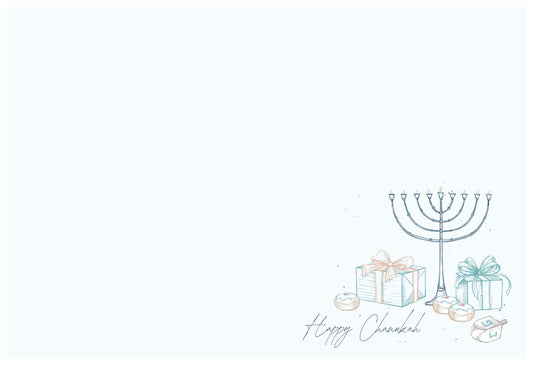 Pastel Drawn Menorah - Placemat