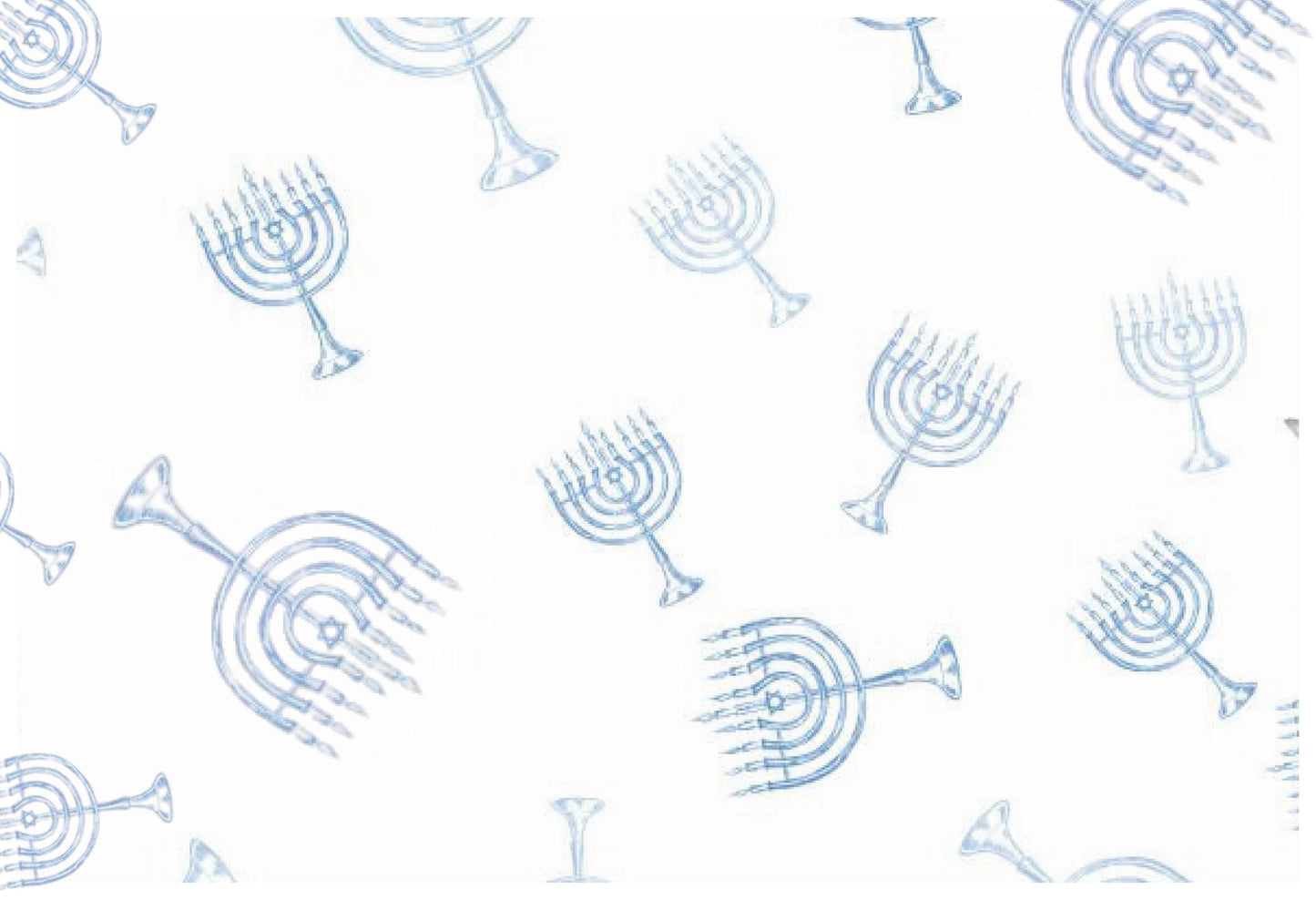 Freestyle Watercolor Menorahs - Placemat