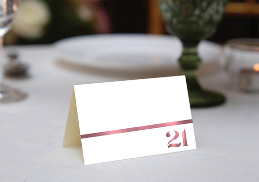 Foil Celebrate! 21 - Place Cards