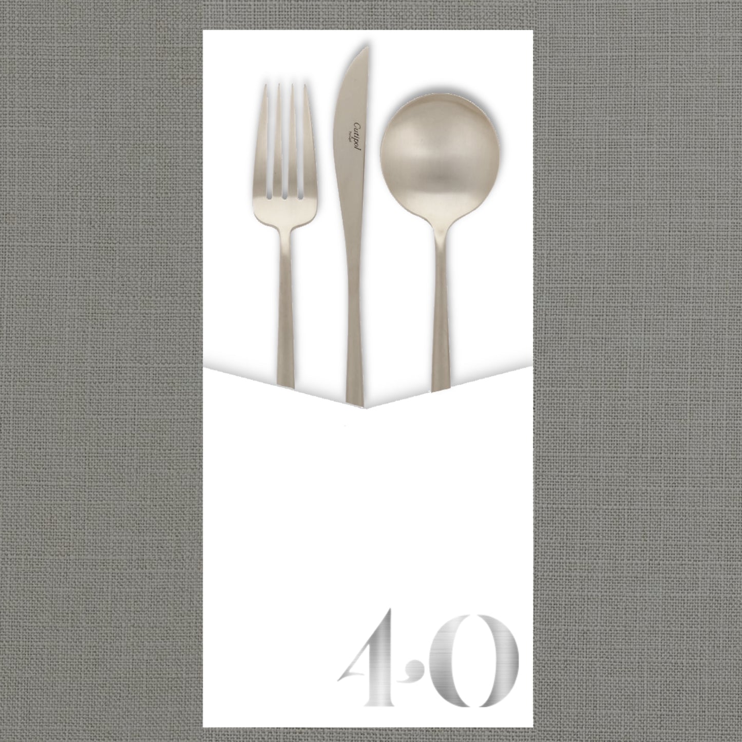 Foil Celebrate! 40 - Cutlery Pouch