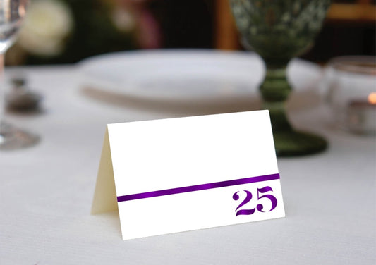 Foil Celebrate! 25 - Place Cards