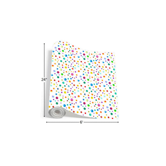 Watercolor Confetti - Printed Wrapping Paper
