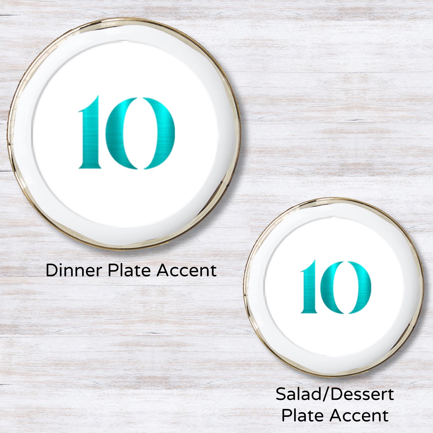 Foil Celebrate! 10 - Plate Accent