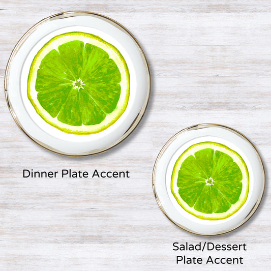 Lime Slice Plate Accents