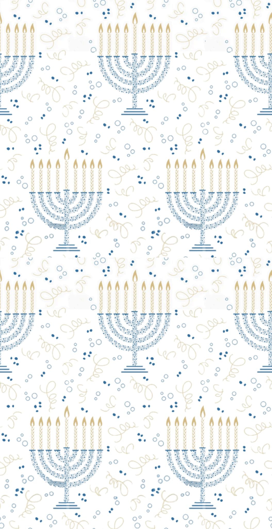 Menorah Confetti - Printed Guest Towel