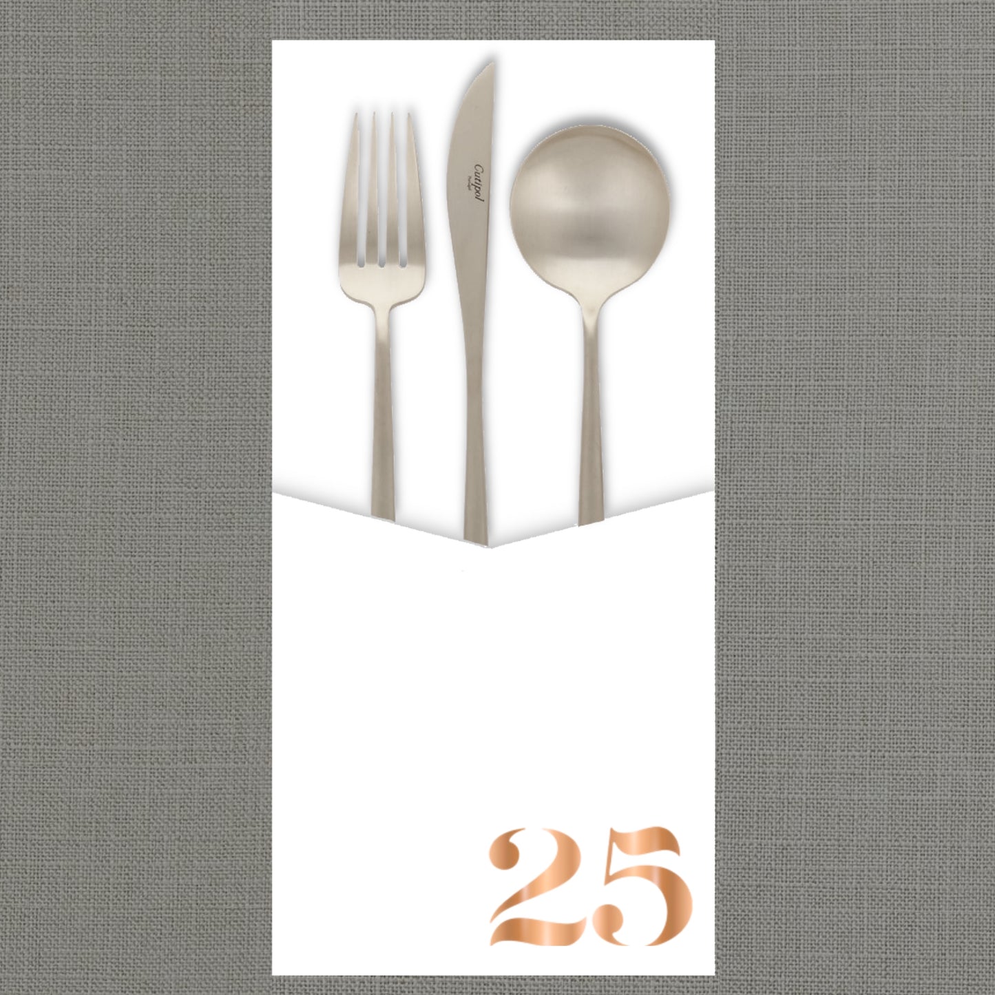 Foil Celebrate! 25 - Cutlery Pouch