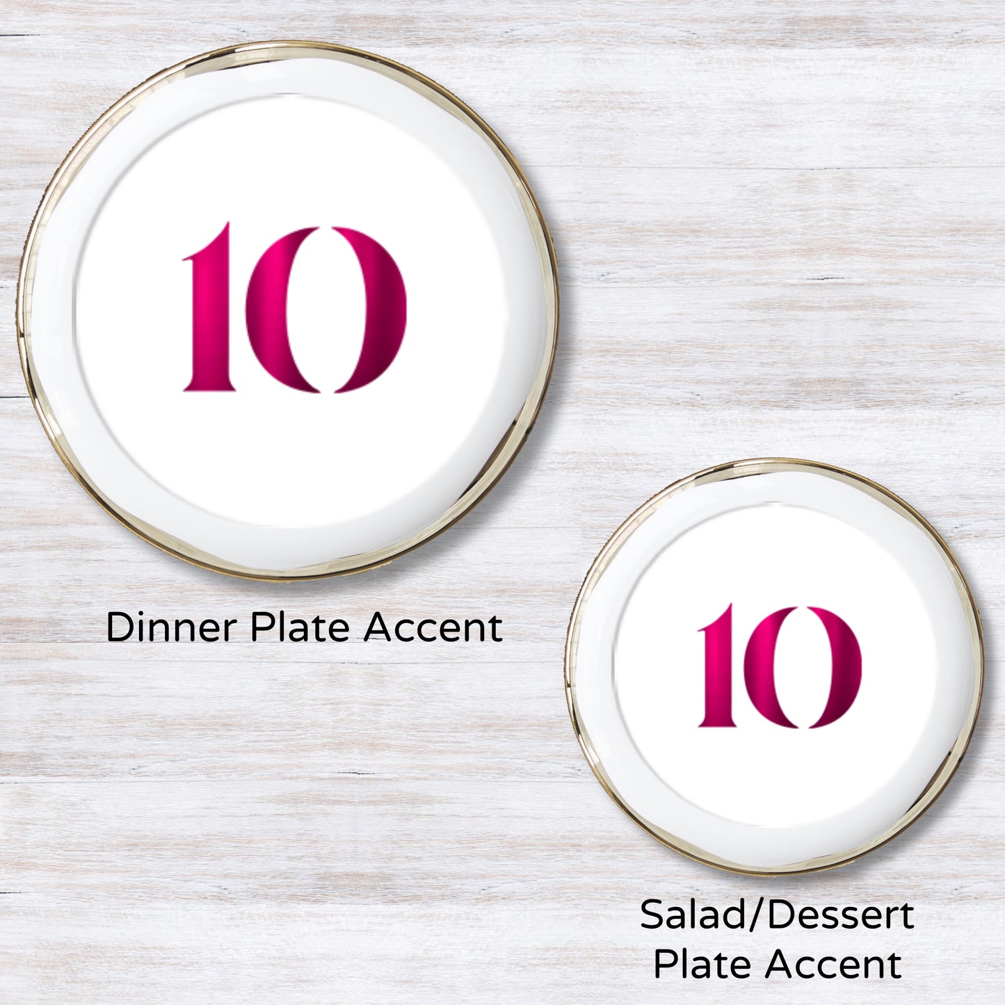 Foil Celebrate! 10 - Plate Accent