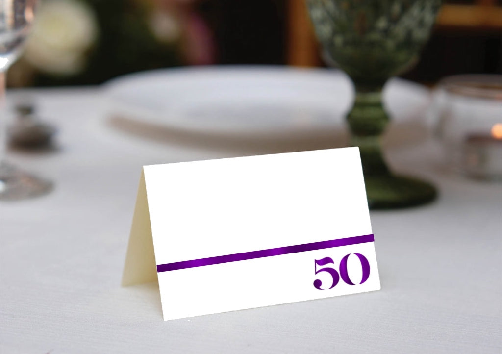 Foil Celebrate! 50 - Place Cards