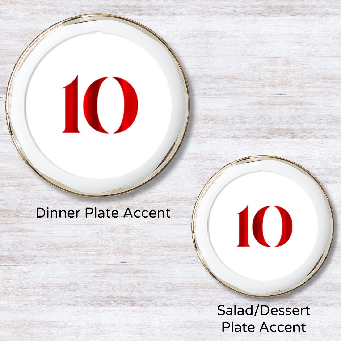 Foil Celebrate! 10 - Plate Accent