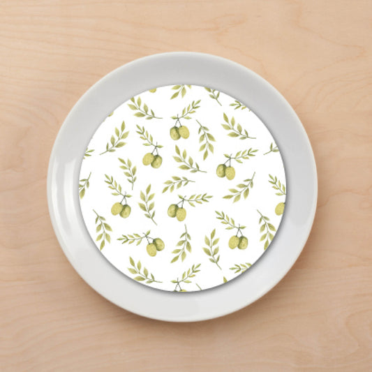 Olive Branch Plate Accent