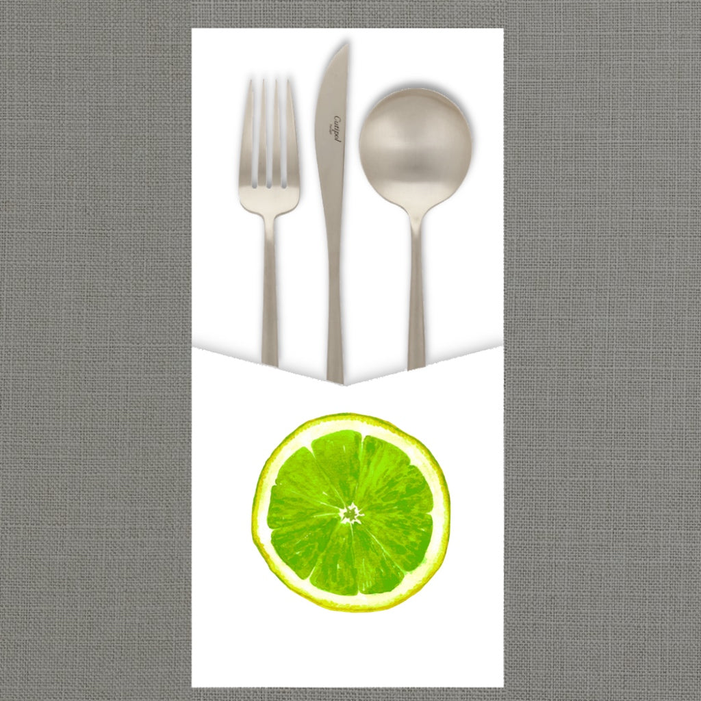 Lime Slice - Cutlery Pouch