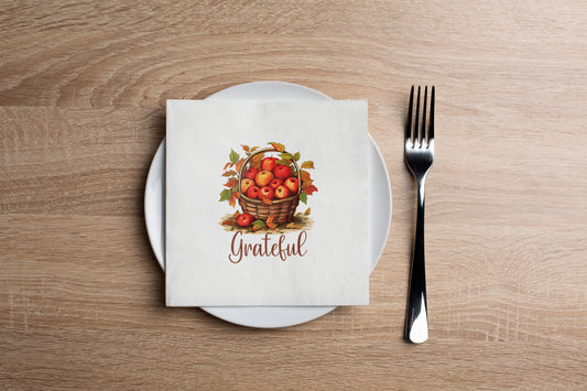 Apple Grateful Cocktail Napkin