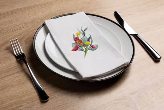 Australian Flora  - Printed Guest Towel