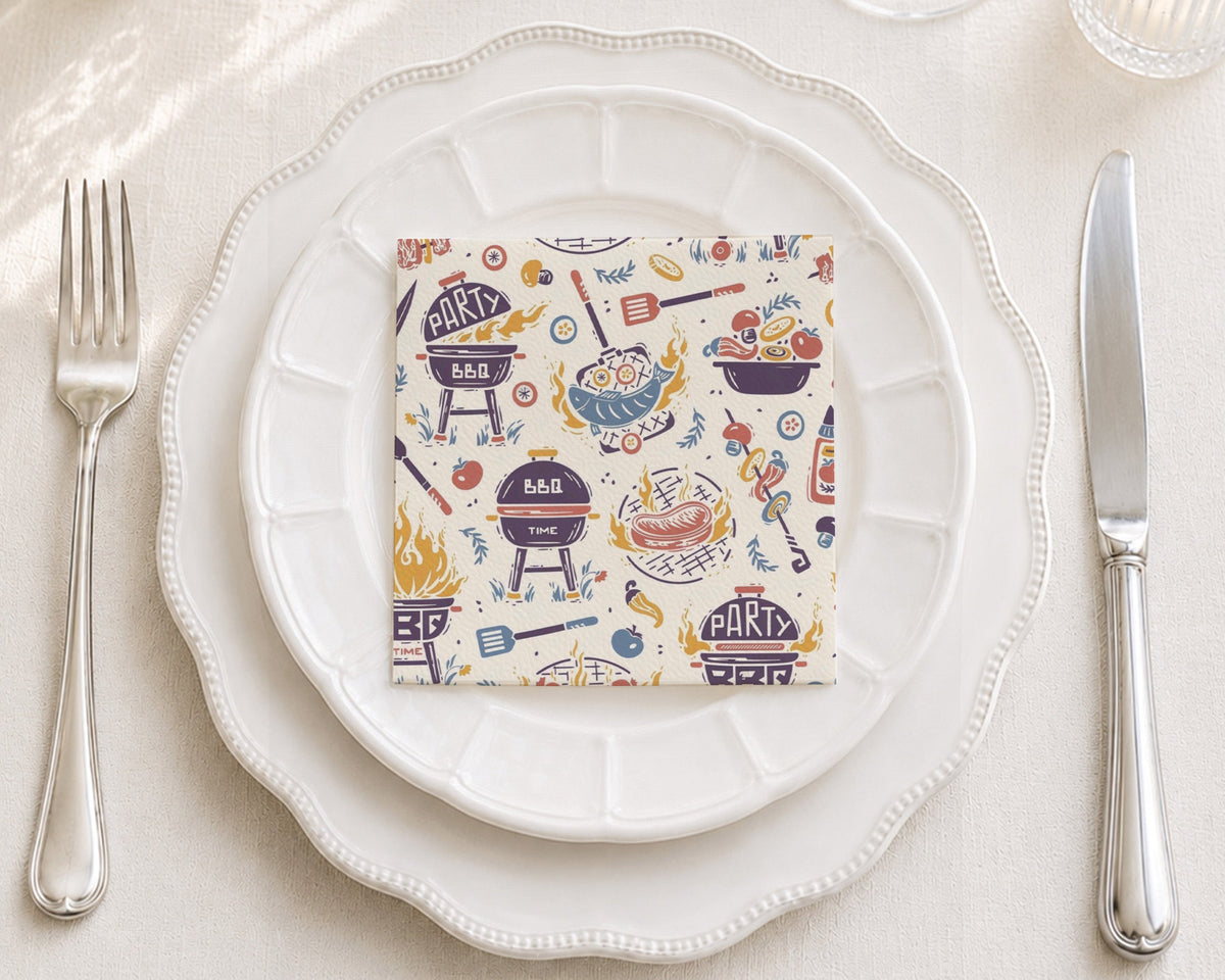 BBQ Blast Multi Cocktail Napkin