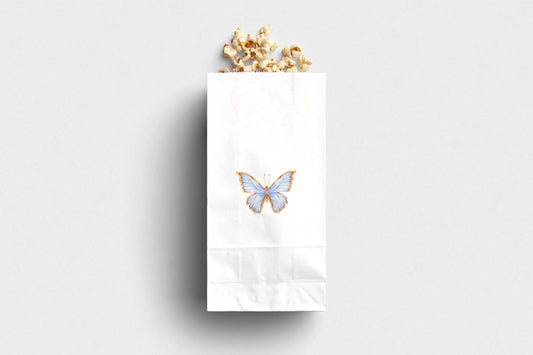 Gold Edged Butterfly Blue