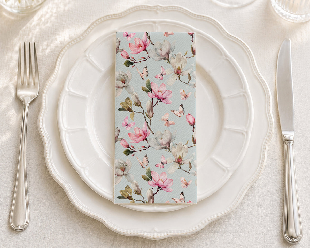 Botanical Watercolor - Printed Guest Towel