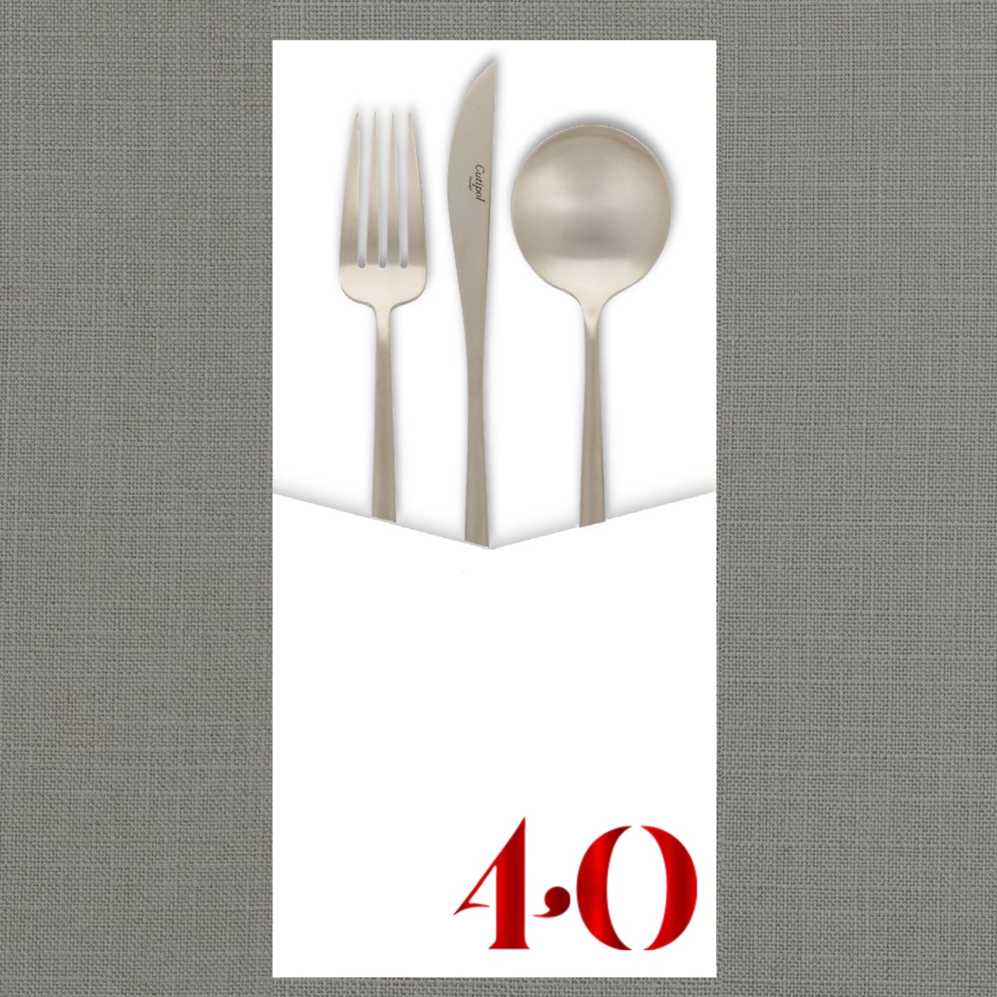 Foil Celebrate! 40 - Cutlery Pouch