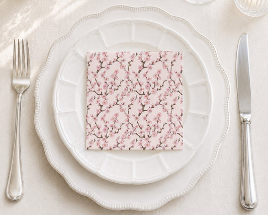 Cherry Blossoms II Cocktail Napkin