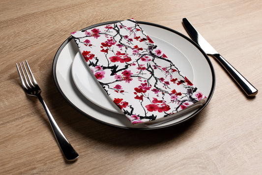 Cherry Tree - Printed Guest Towel