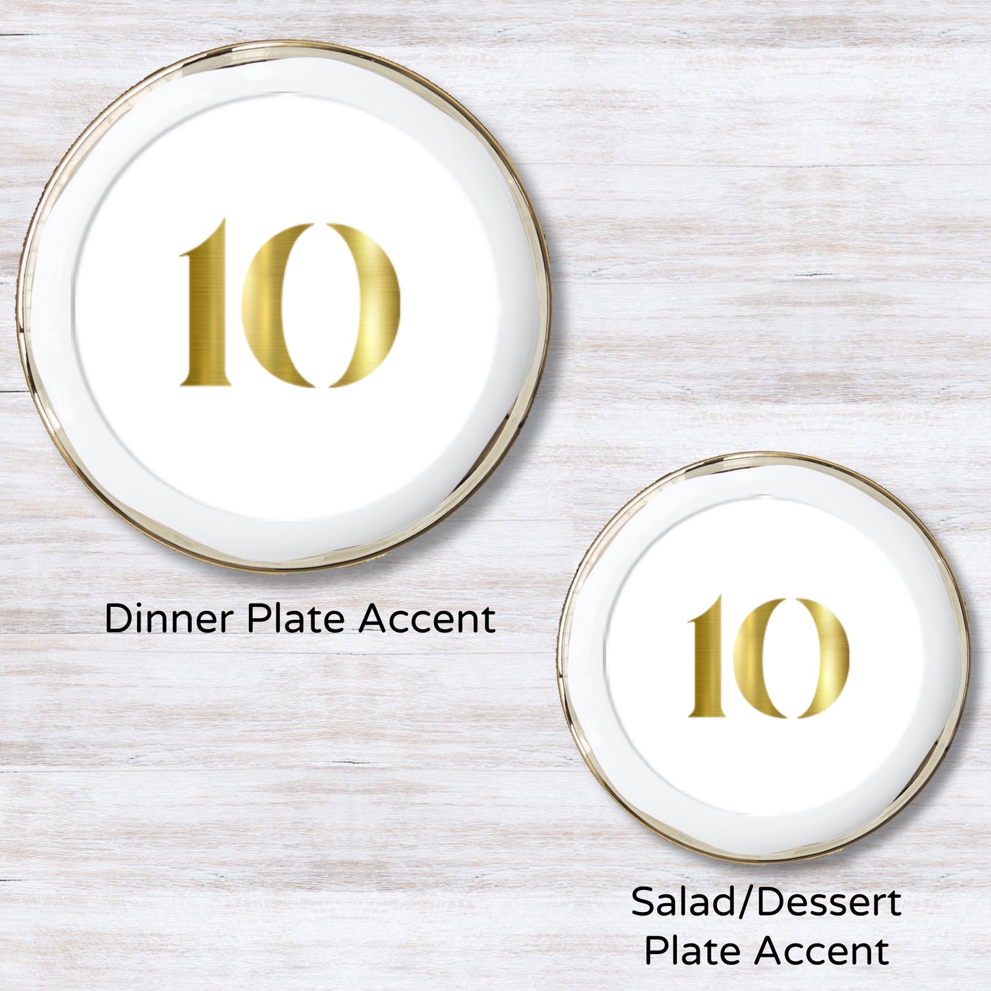 Foil Celebrate! 10 - Plate Accent