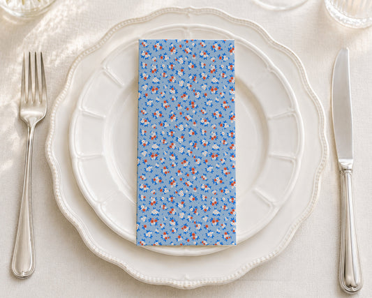 Ditsy Florals USA - Printed Guest Towel