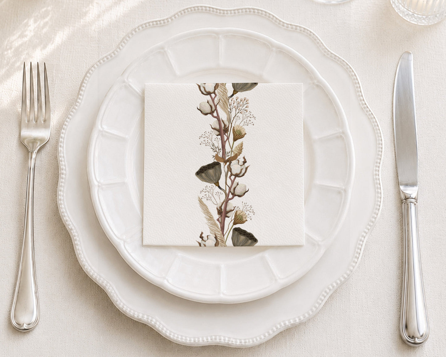Dried Bundle Cocktail Napkin