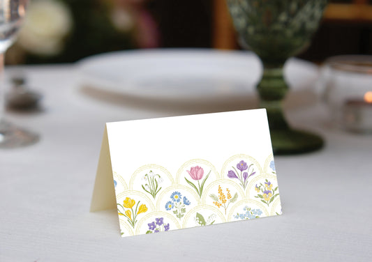 Floral Study Place Cards
