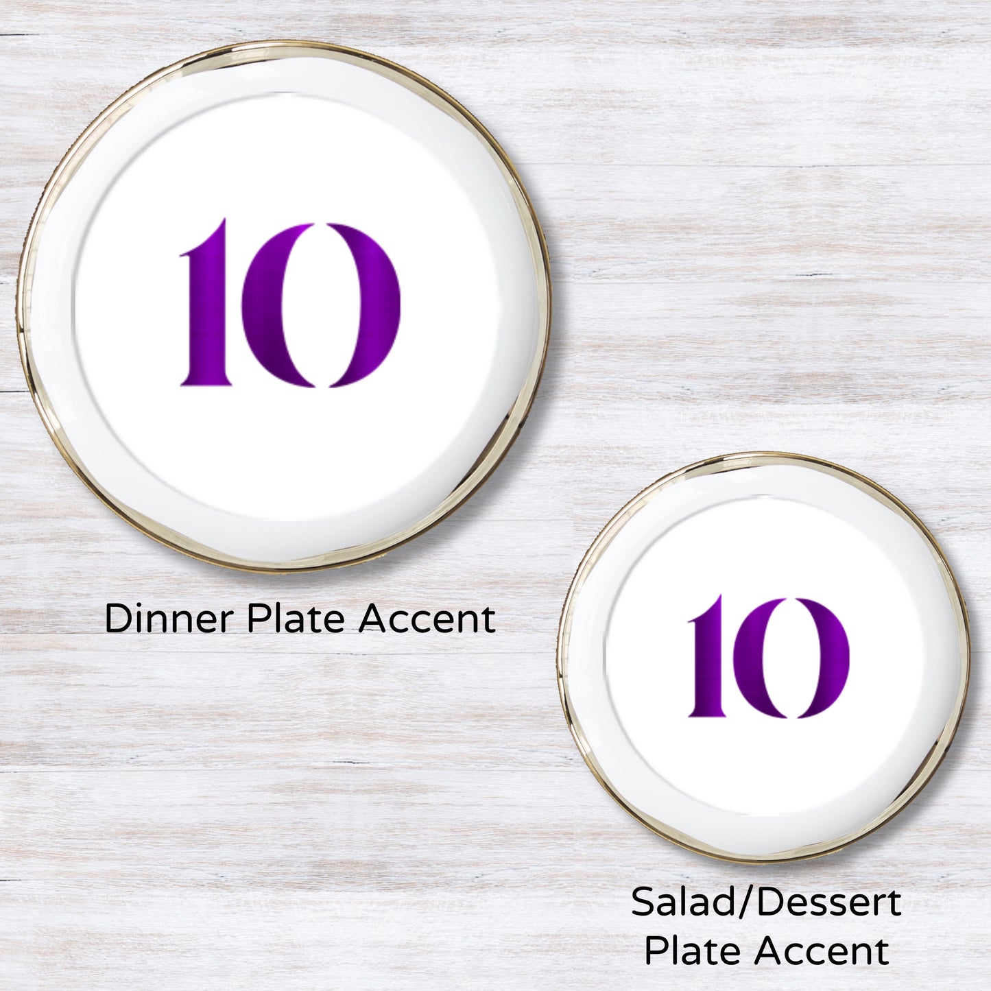 Foil Celebrate! 10 - Plate Accent