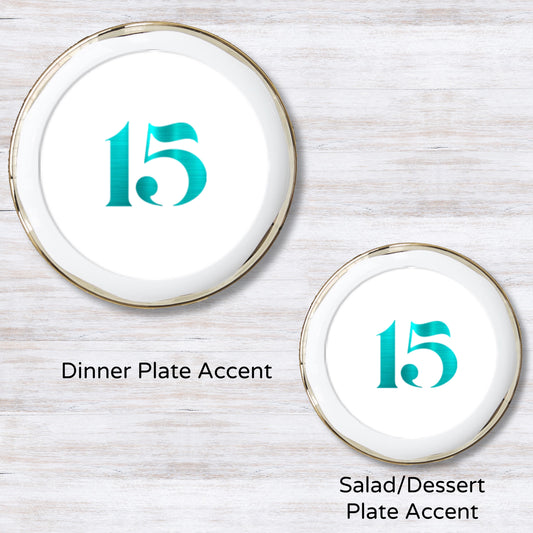 Foil Celebrate! 15 - Plate Accent