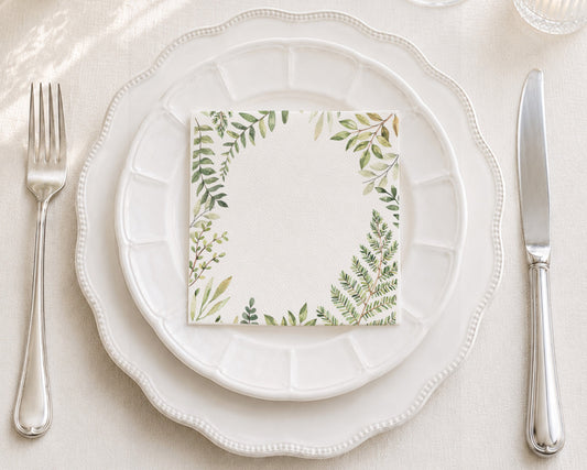 Fauna Frame Cocktail Napkin